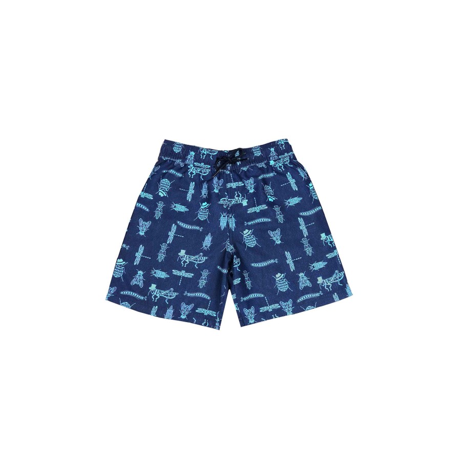 Boys ( Sizes 00-12) Salty Ink Boardshort | 411 Ged Boardie Bug