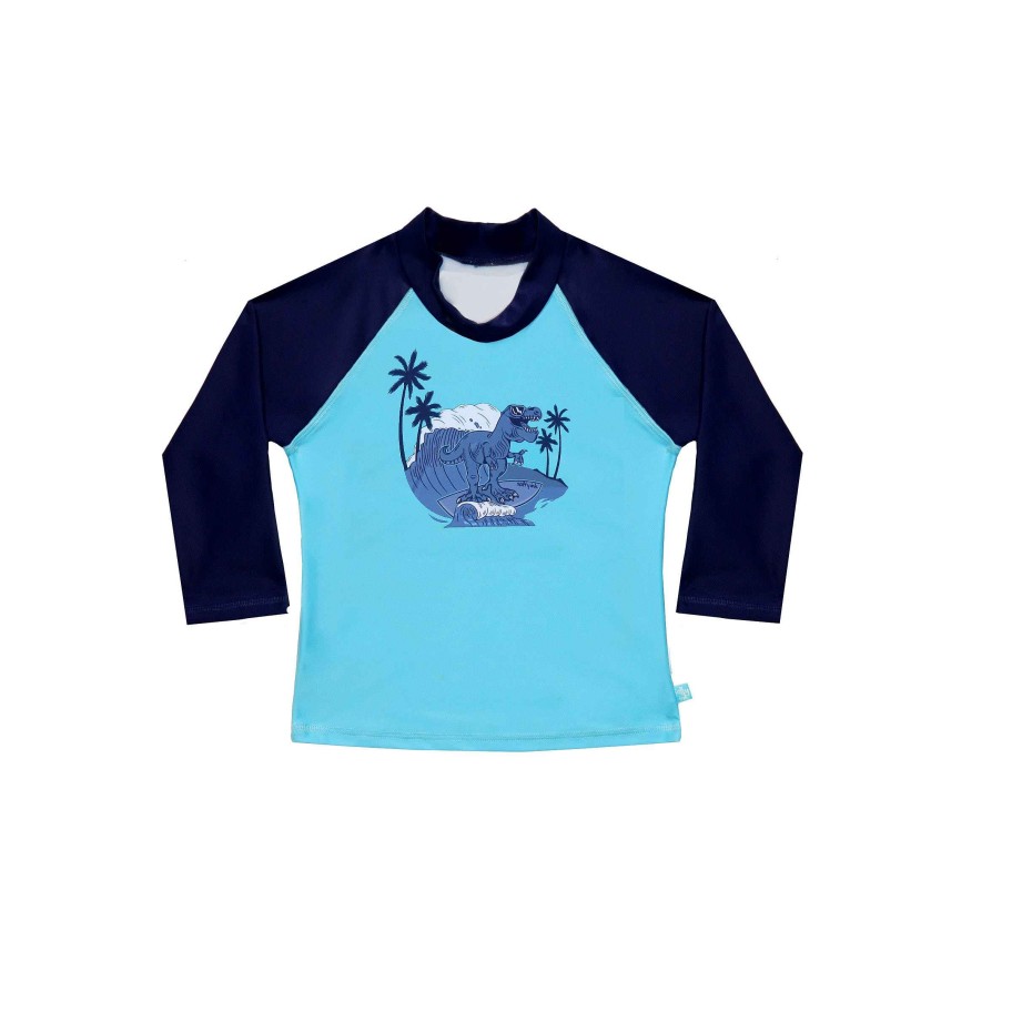 Boys ( Sizes 00-12) Salty Ink Rashvest Set | 407 Tiki Long Sleeve Rashvest