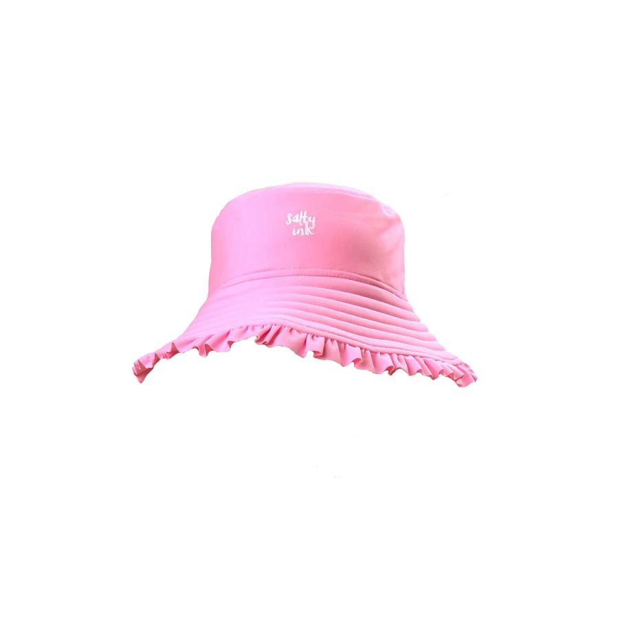 Lil Sista ( Girls Sizes 00-7 ) Salty Ink Swim Hat | 1172 Miss Poppy Sunhat