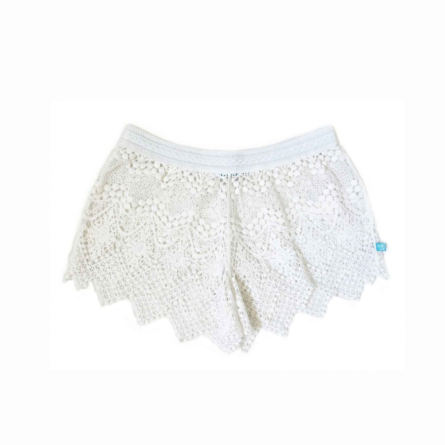 Ladies ( Sizes 6-18 ) Salty Ink Shorts | 208 Avalon Angel Crochet Short