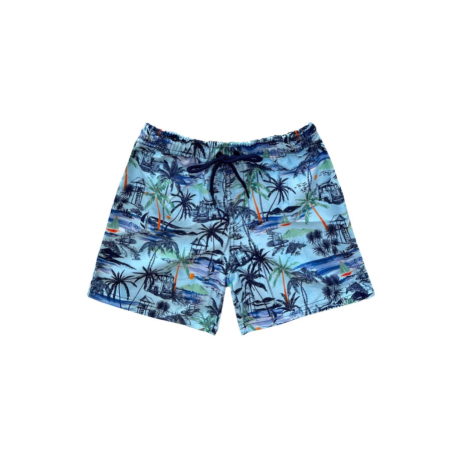 Boys ( Sizes 00-12) Salty Ink Boardshort | 411 Surf Boardie Vintage