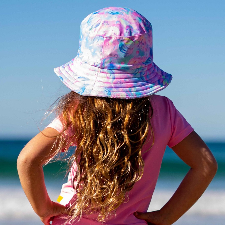 Lil Sista ( Girls Sizes 00-7 ) Salty Ink Swim Hat | 1172 Miss Sunhat Magical