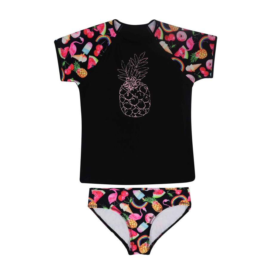 Sista ( Girls Sizes 8-16 ) Salty Ink Rashvest Set | 1206 Tropical Punch Rashvest Set