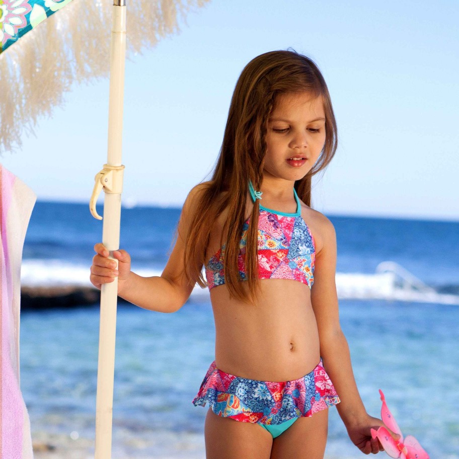 Lil Sista ( Girls Sizes 00-7 ) Salty Ink Bikini | 1008 Miss Bikini Batiki