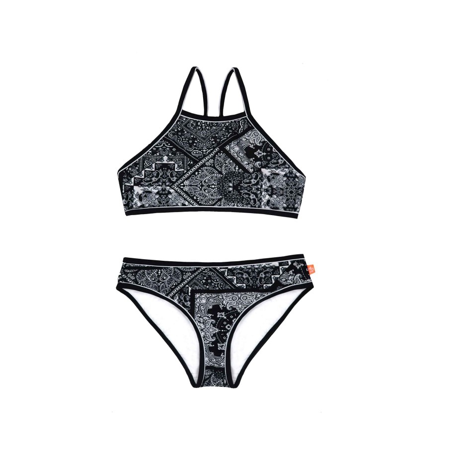 Sista ( Girls Sizes 8-16 ) Salty Ink Bikini | 1233 Venice Beach Bikini