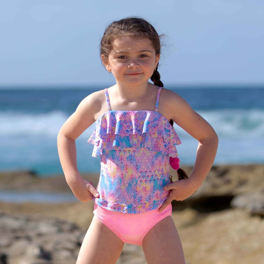 Lil Sista ( Girls Sizes 00-7 ) Salty Ink Bikini | 1408 Miss Bikini Sweetie