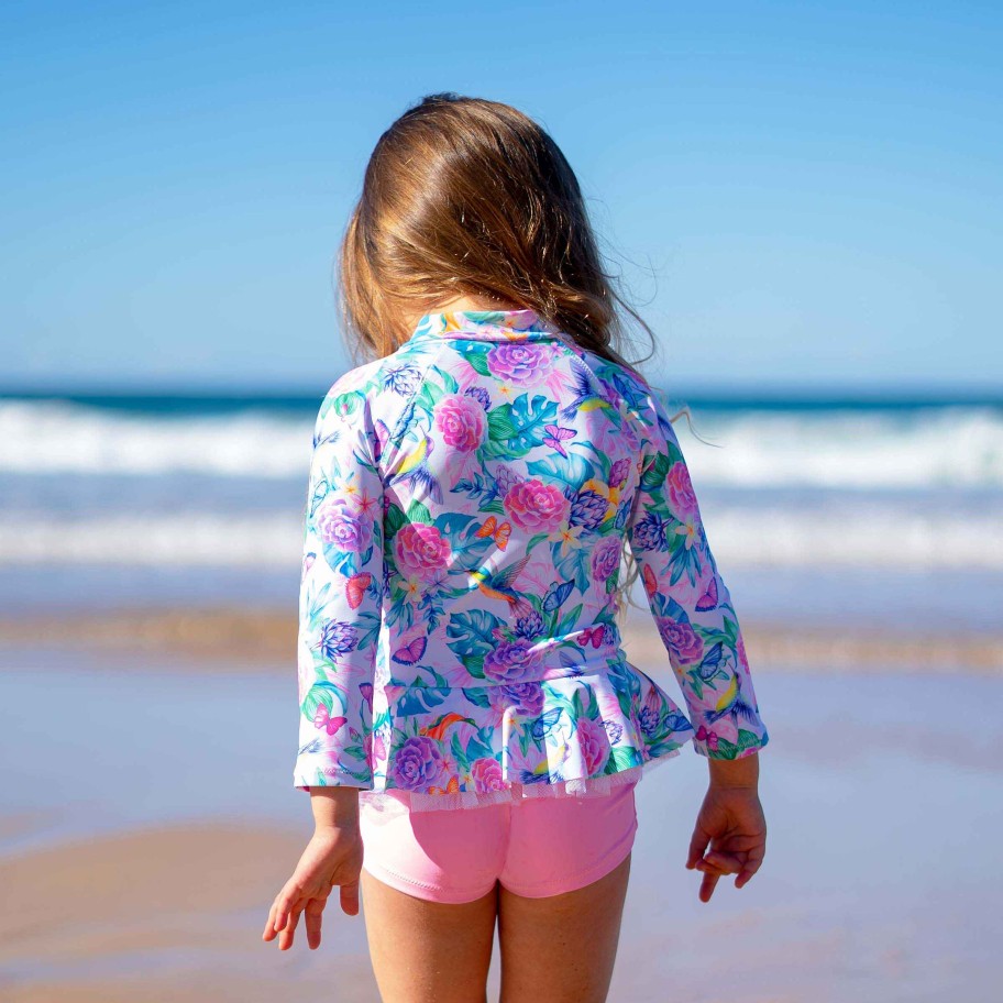 Lil Sista ( Girls Sizes 00-7 ) Salty Ink Playsuit | 1330 Miss Playsuit Hawaii