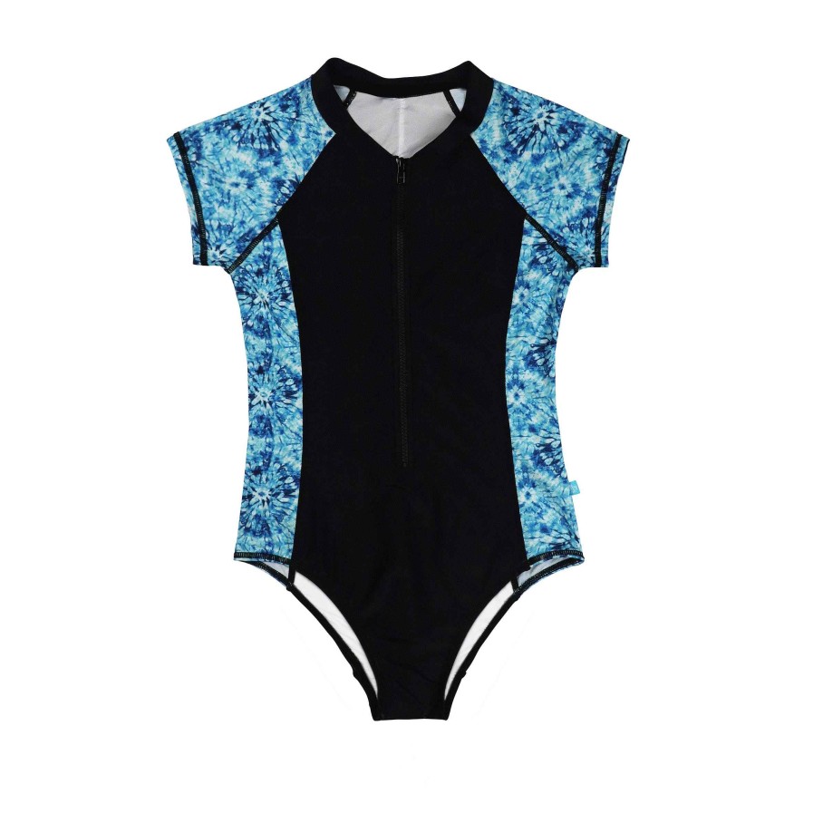 Ladies ( Sizes 6-18 ) Salty Ink Surf Suit | 2012 Blue Lagoon Surfsuit Tye Dye