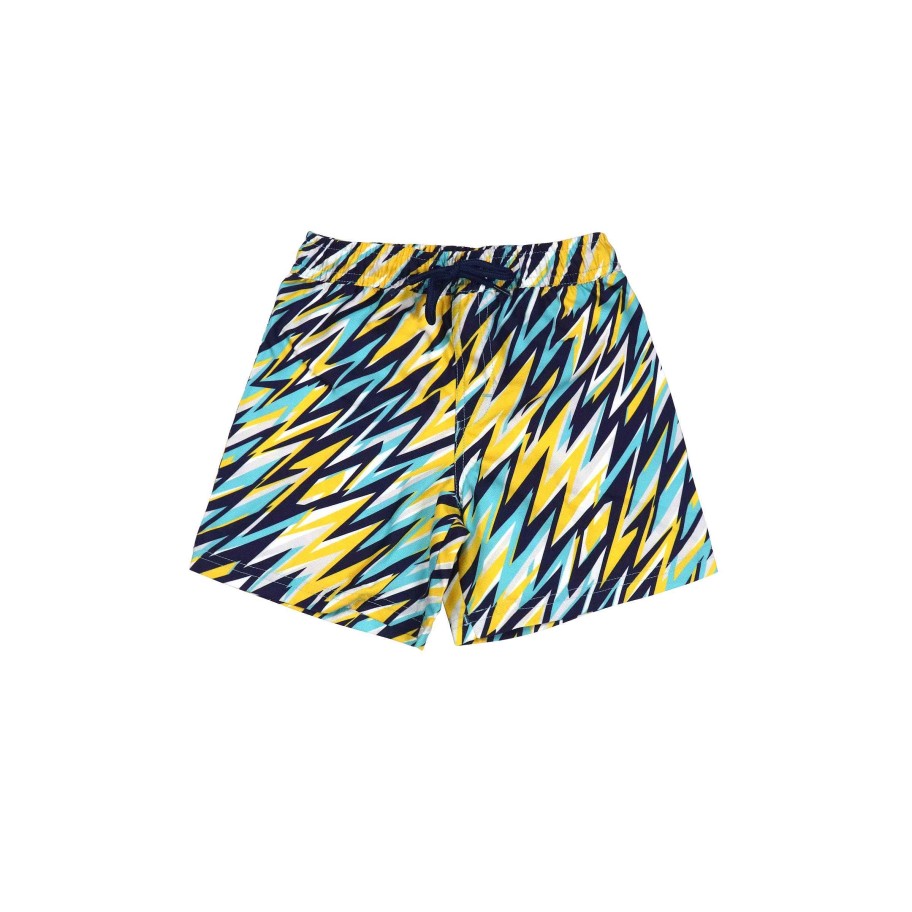 Boys ( Sizes 00-12) Salty Ink Boardshort | 411 Cosmik Roar Boardie