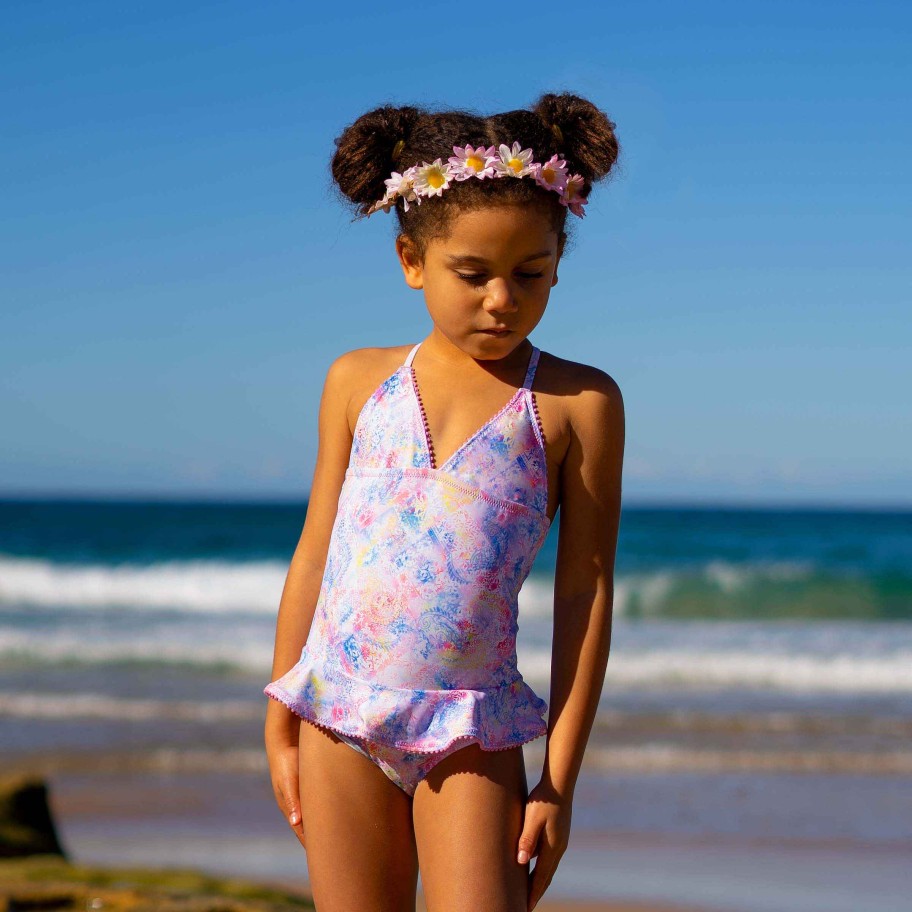 Lil Sista ( Girls Sizes 00-7 ) Salty Ink One Piece | 1348 Miss One Piece Bella