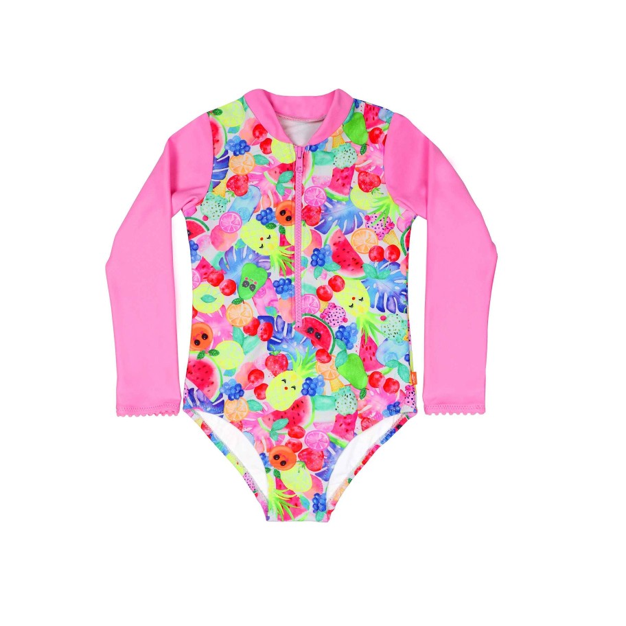 Lil Sista ( Girls Sizes 00-7 ) Salty Ink Sunsuit | 1202 Miss Sunsuit Fruitti