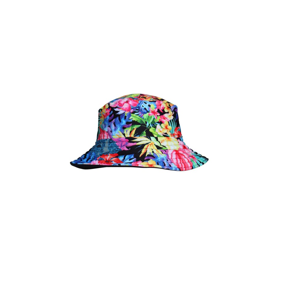 Sista ( Girls Sizes 8-16 ) Salty Ink Bucket Hat | 1293 Island Girl Bucket Hat Tahiti