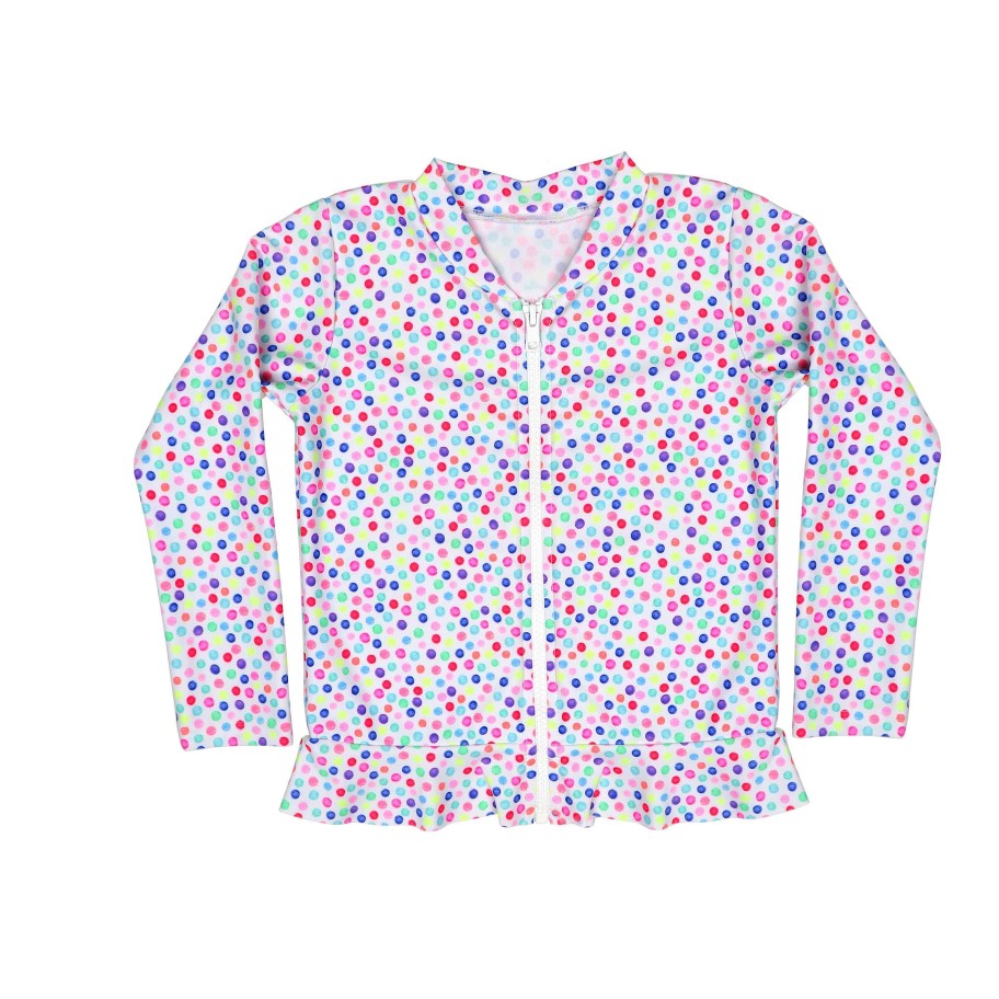 Lil Sista ( Girls Sizes 00-7 ) Salty Ink Rashvest | 125 Miss Salty Long Sleeve Rashvest Fruitti Spot