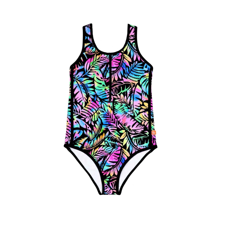 Sista ( Girls Sizes 8-16 ) Salty Ink One Piece | 1323 Fever One Piece Jungle