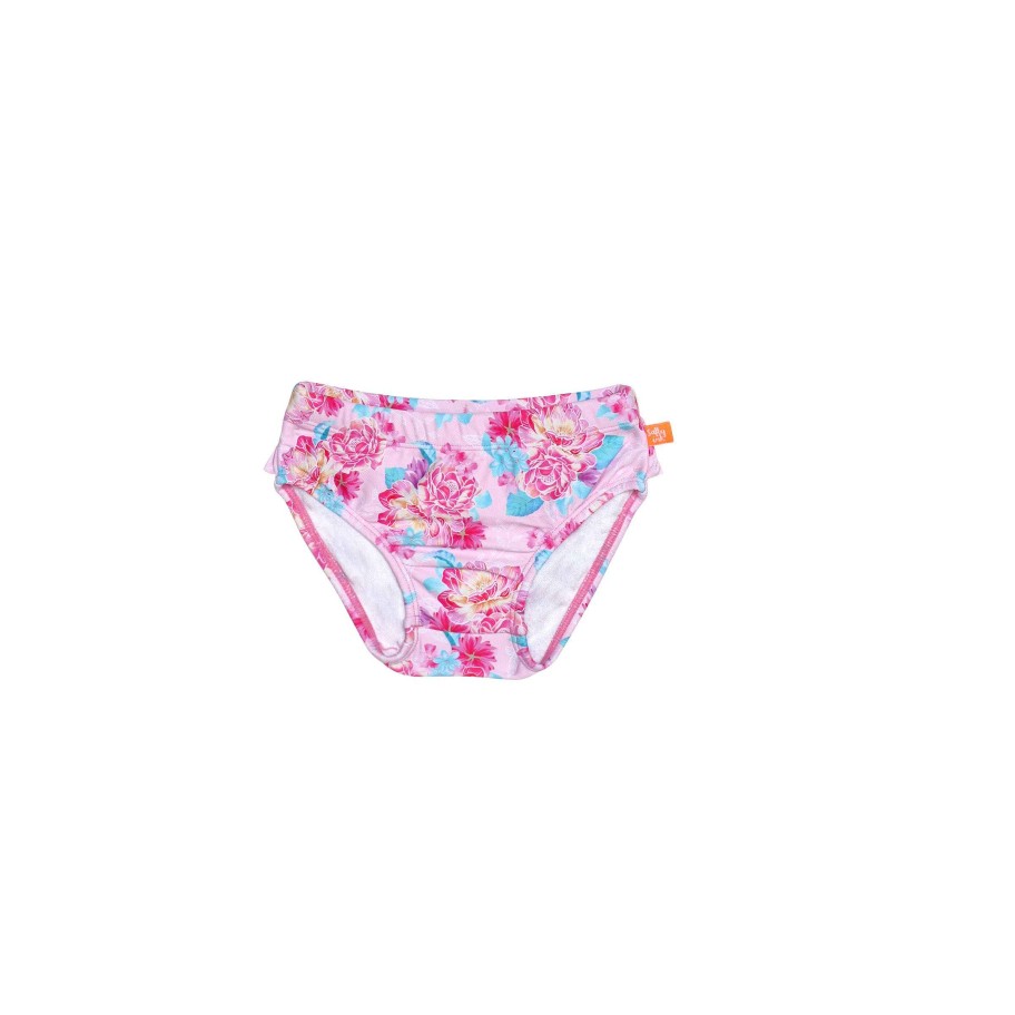 Lil Sista ( Girls Sizes 00-7 ) Salty Ink Baby Pant | 1269 Miss Swim Pant Bloom