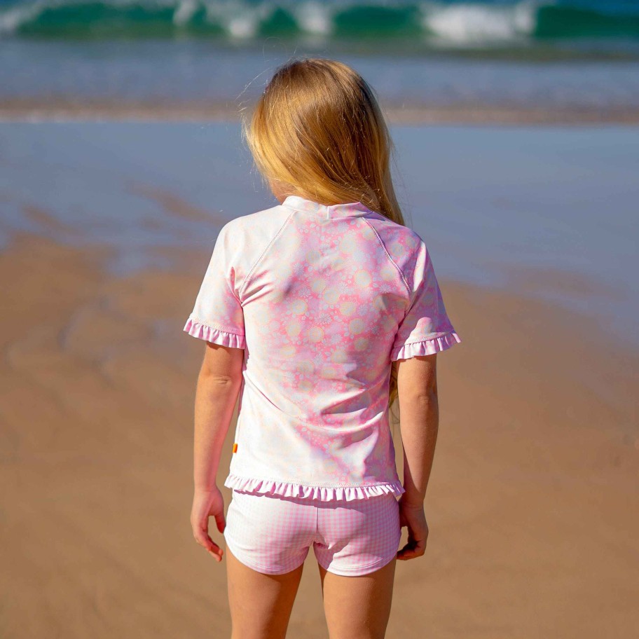 Lil Sista ( Girls Sizes 00-7 ) Salty Ink Rashvest Set | 1360 Miss Sunvest Set Holly