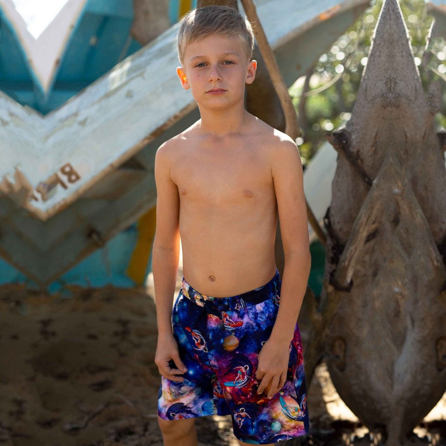 Boys ( Sizes 00-12) Salty Ink Boardshort | 411 Surfer Boardie Space