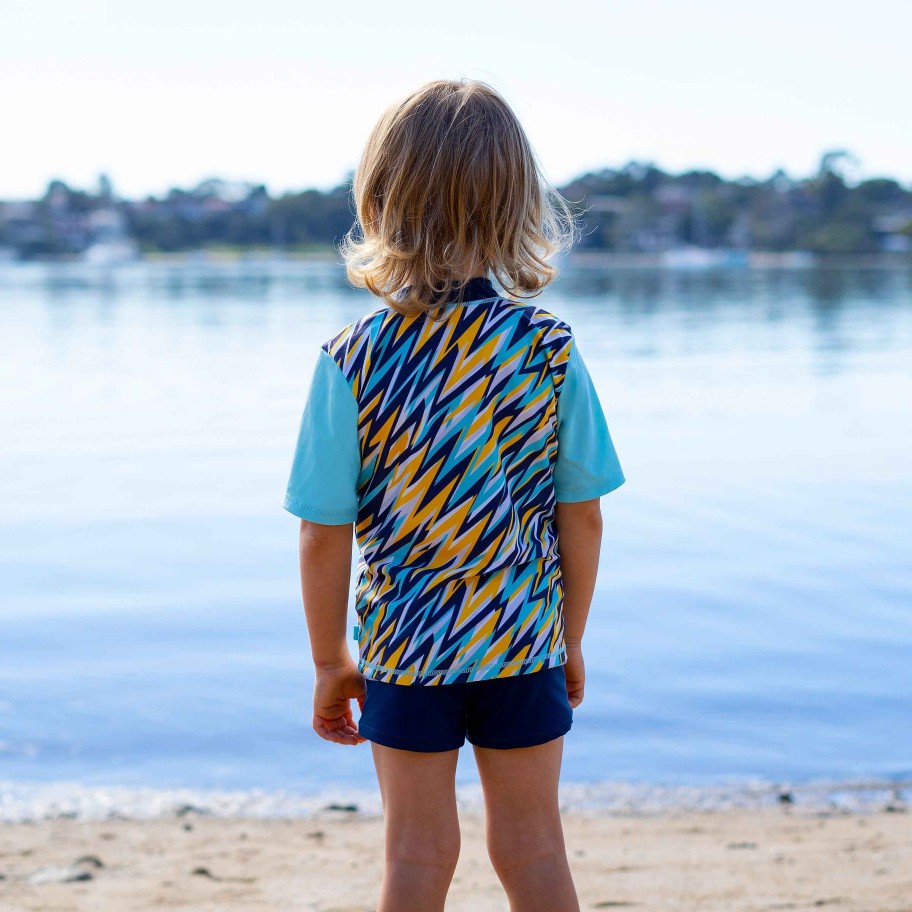 Boys ( Sizes 00-12) Salty Ink Rashvest Set | 409 Roar Rashvest Set Cosmik