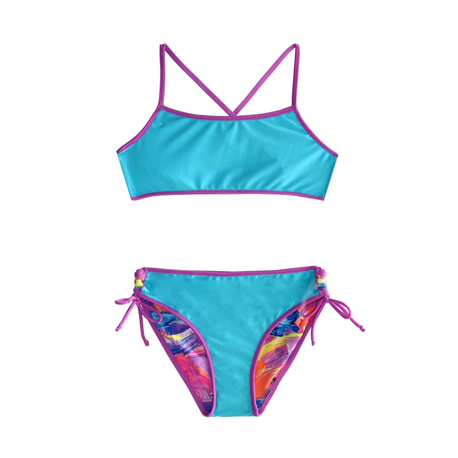 Sista ( Girls Sizes 8-16 ) Salty Ink Bikini | 1334 Craze Reversible ...