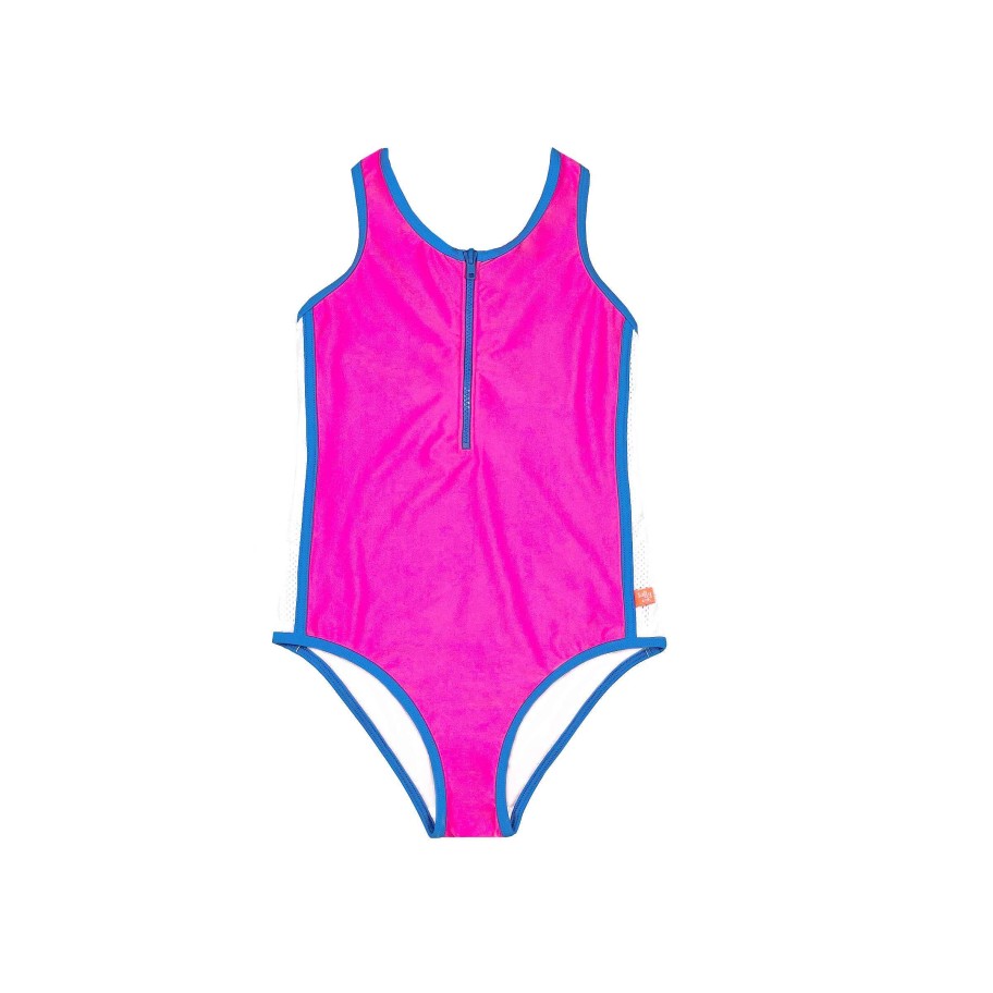 Sista ( Girls Sizes 8-16 ) Salty Ink One Piece | 1149 Coco Palms Plain One Piece