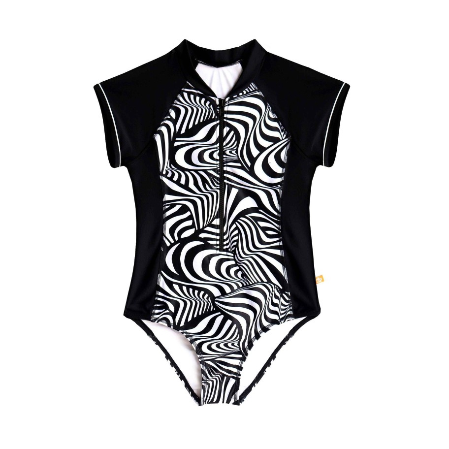 Sista ( Girls Sizes 8-16 ) Salty Ink Surf Suit | 1342 Squad Surfsuit Mod