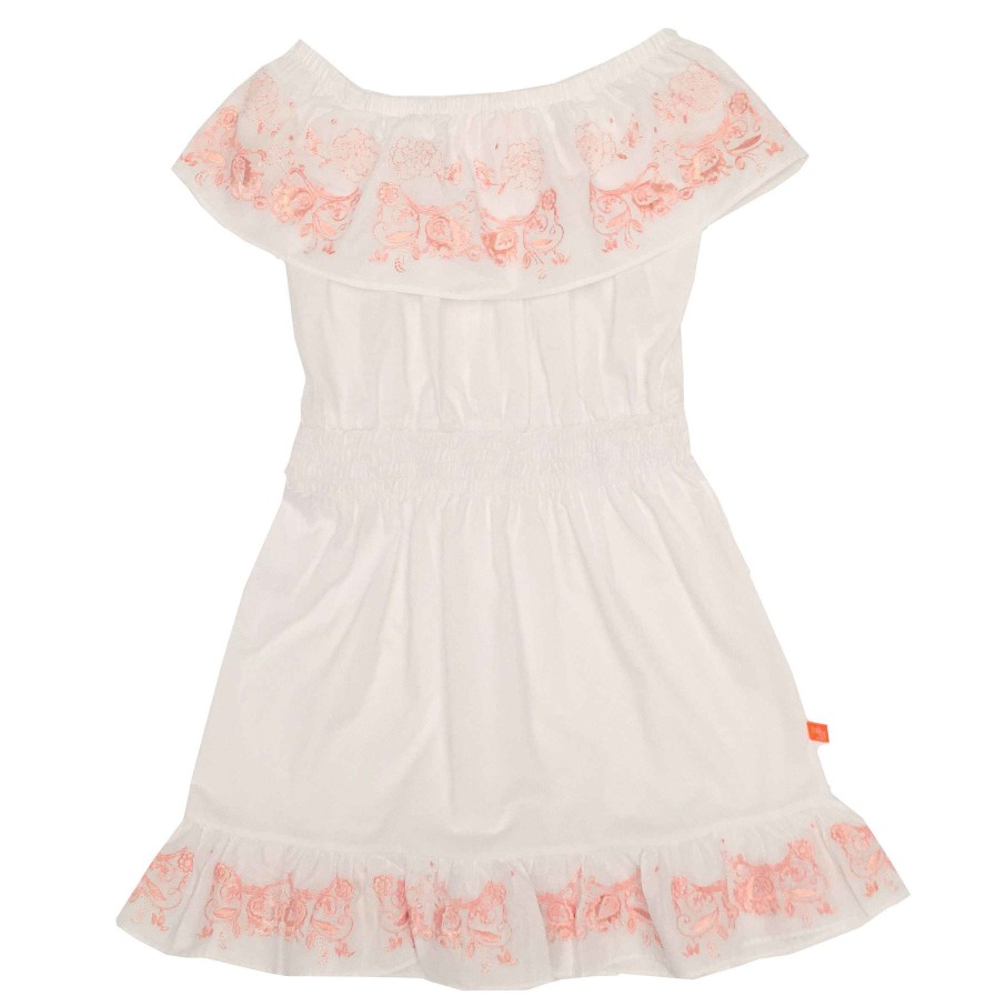 Lil Sista ( Girls Sizes 00-7 ) Salty Ink Sundress | 1122 Miss Camillia Sundress White