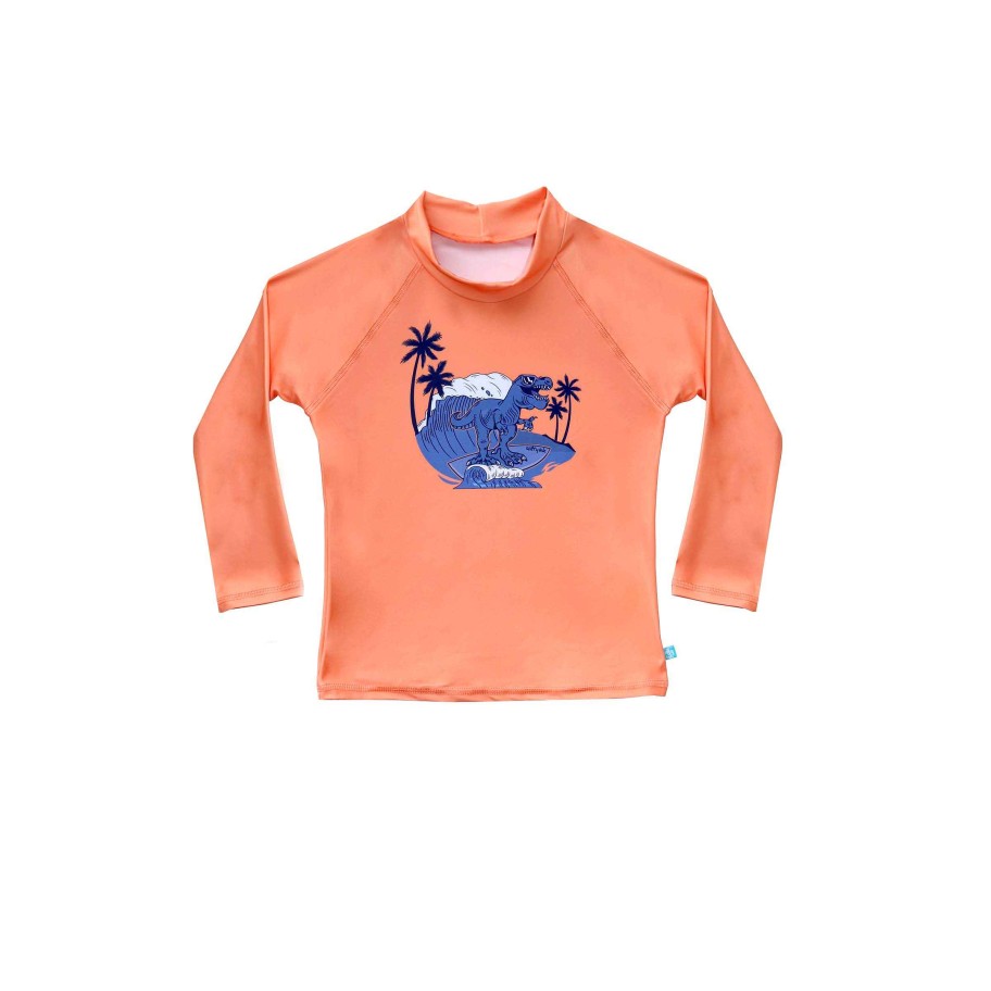 Boys ( Sizes 00-12) Salty Ink Rashvest Set | 407 Tiki Long Sleeve Rashvest