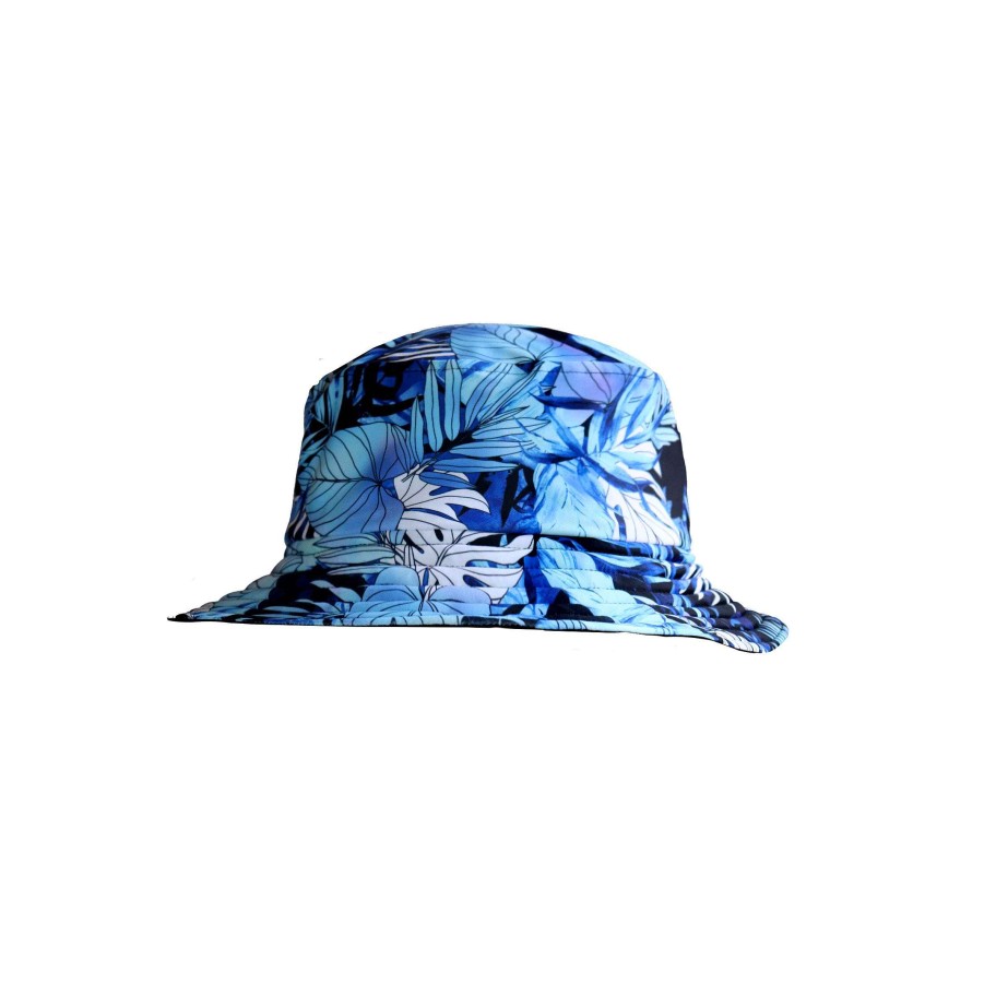 Sista ( Girls Sizes 8-16 ) Salty Ink Bucket Hat | 1293 Coral Coast Bucket Hat Blue Coral