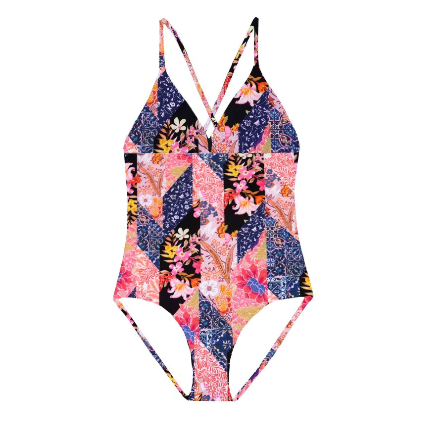 Ladies ( Sizes 6-18 ) Salty Ink One Piece | 2055 Road Trip One Piece