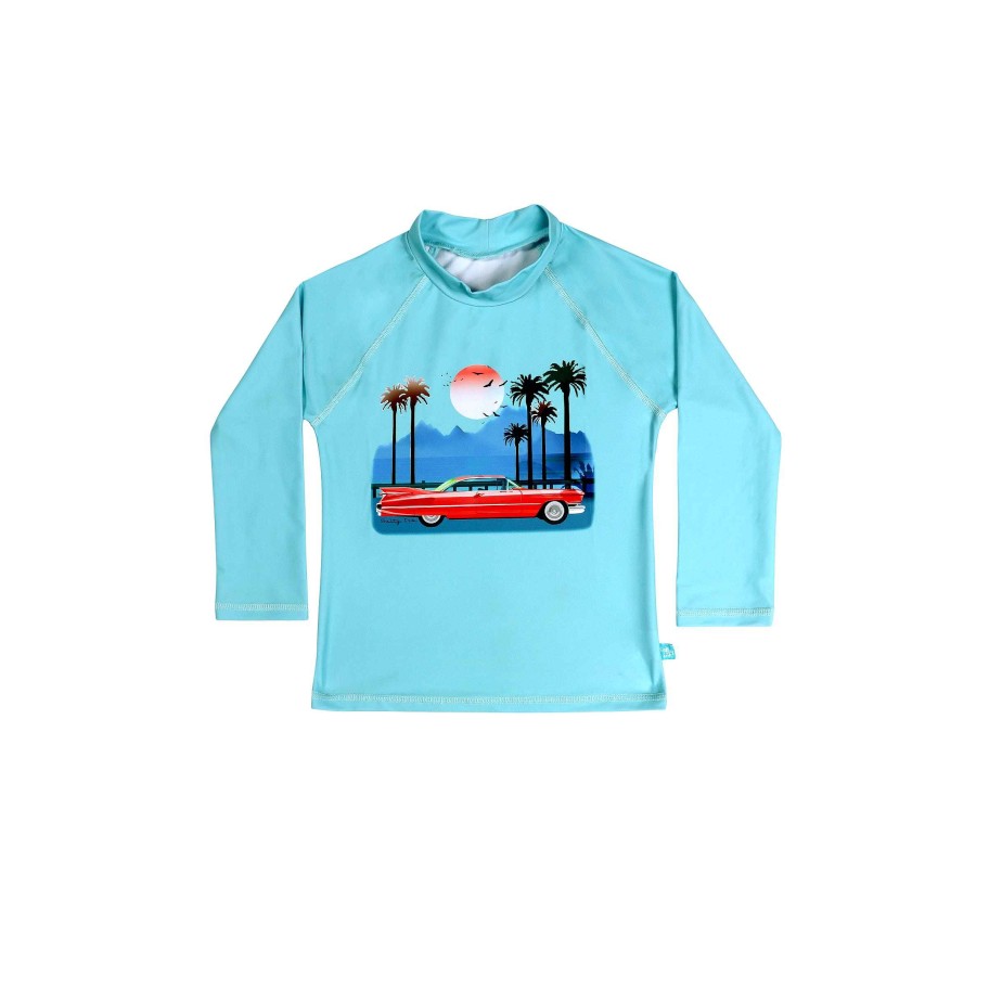 Boys ( Sizes 00-12) Salty Ink Rashvest Set | 407 Sunset Boulevarde Long Sleeve Rashvest