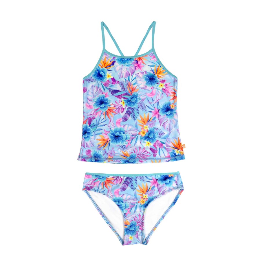 Sista ( Girls Sizes 8-16 ) Salty Ink Bikini | 1337 Singlet Bikini Calypso