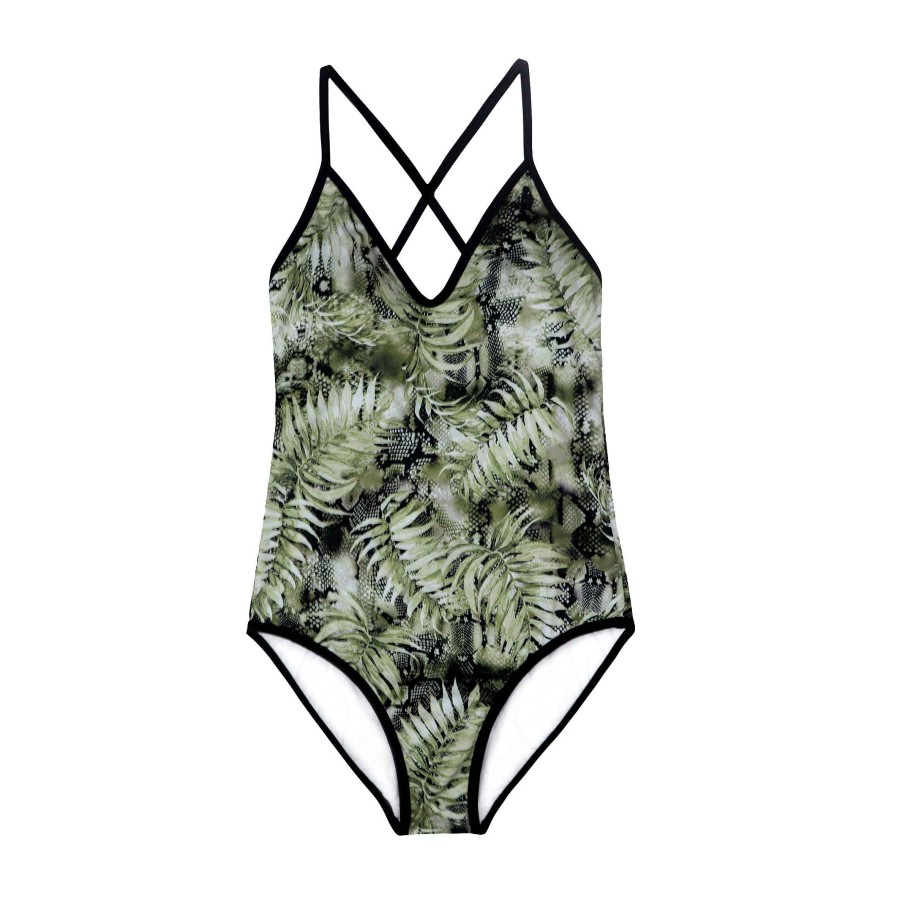 Ladies ( Sizes 6-18 ) Salty Ink One Piece | 2019 Desert Palm One Piece