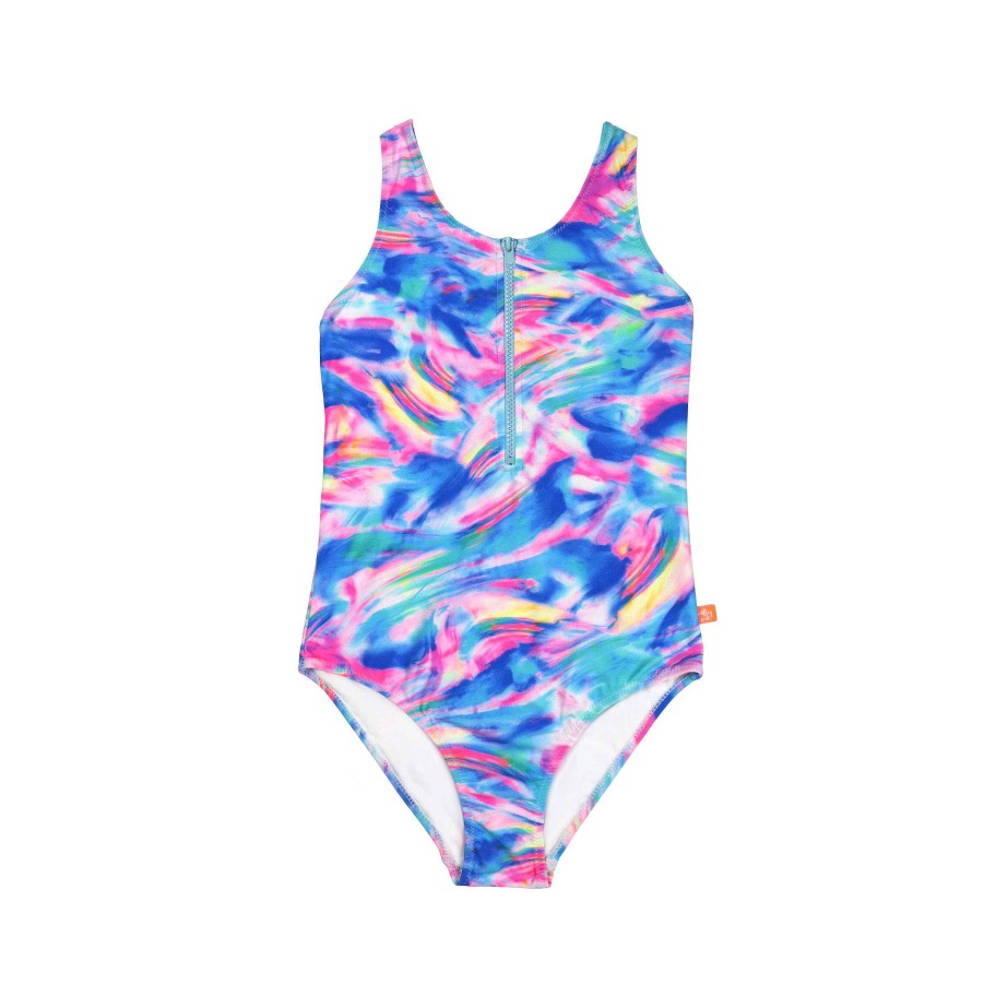 Sista ( Girls Sizes 8-16 ) Salty Ink One Piece | 1283 Rollergirl One Piece Rainbow