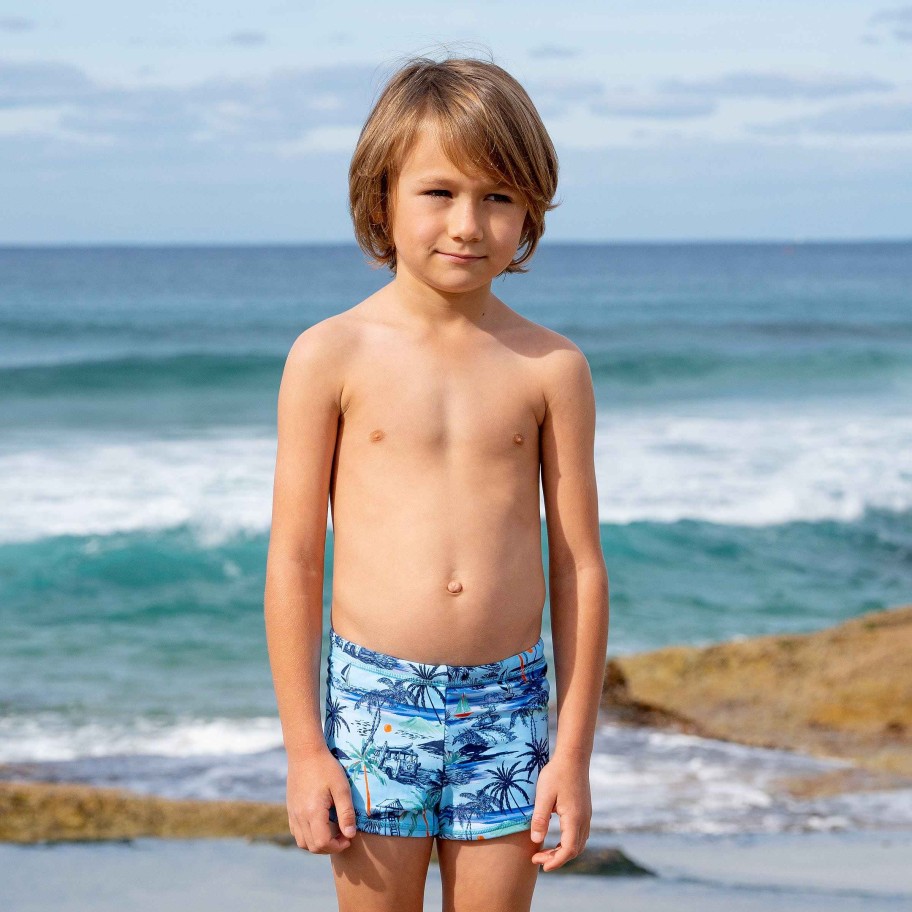 Boys ( Sizes 00-12) Salty Ink Euroleg | 401 Euroleg Vintage Surf