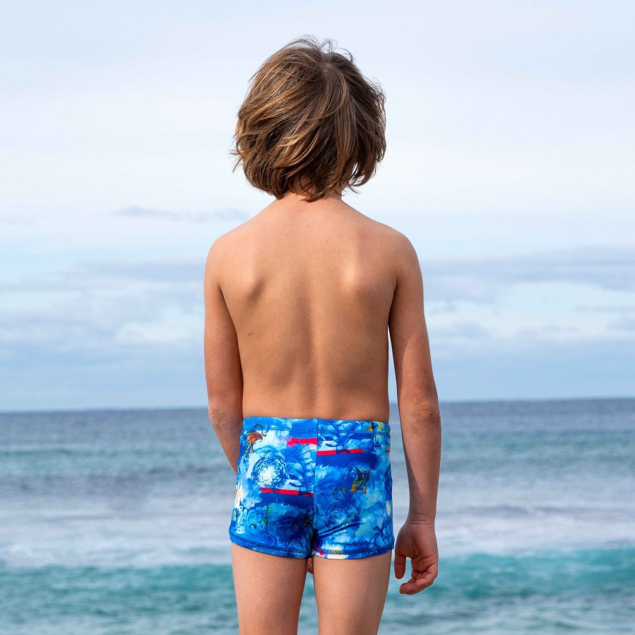 Boys ( Sizes 00-12) Salty Ink Euroleg | 401 Cosmik Euroleg Dragon