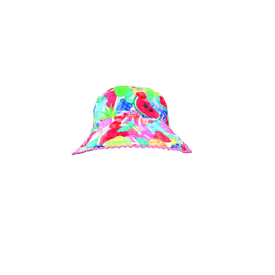 Lil Sista ( Girls Sizes 00-7 ) Salty Ink Swim Hat | 1172 Miss Sunhat Fruitti