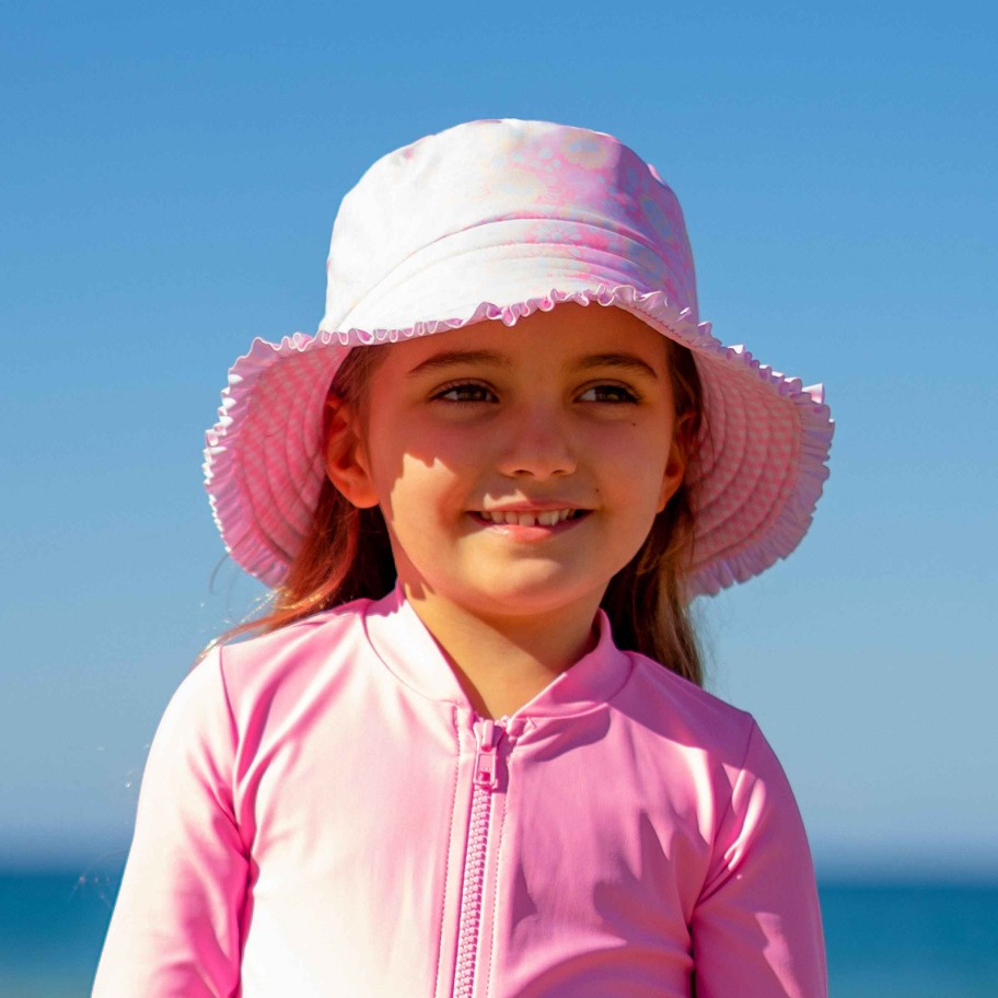 Lil Sista ( Girls Sizes 00-7 ) Salty Ink Swim Hat | 1172 Miss Sunhat Holly