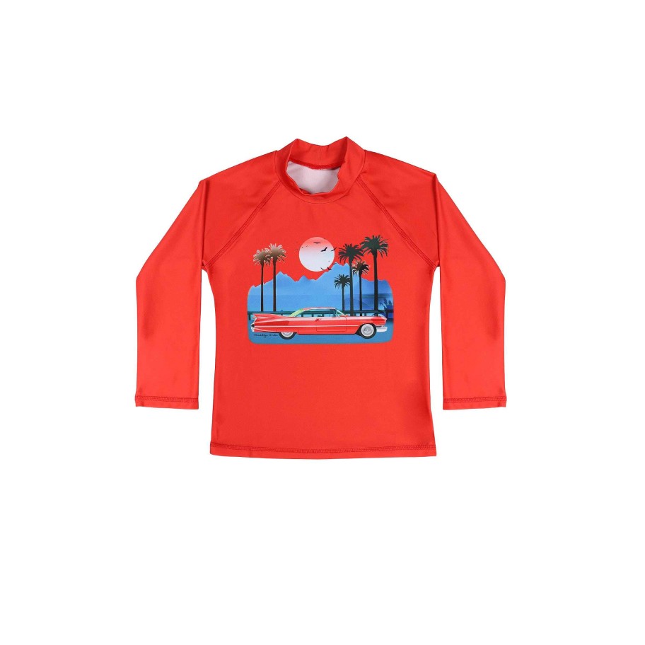 Boys ( Sizes 00-12) Salty Ink Rashvest Set | 407 Sunset Boulevarde Long Sleeve Rashvest