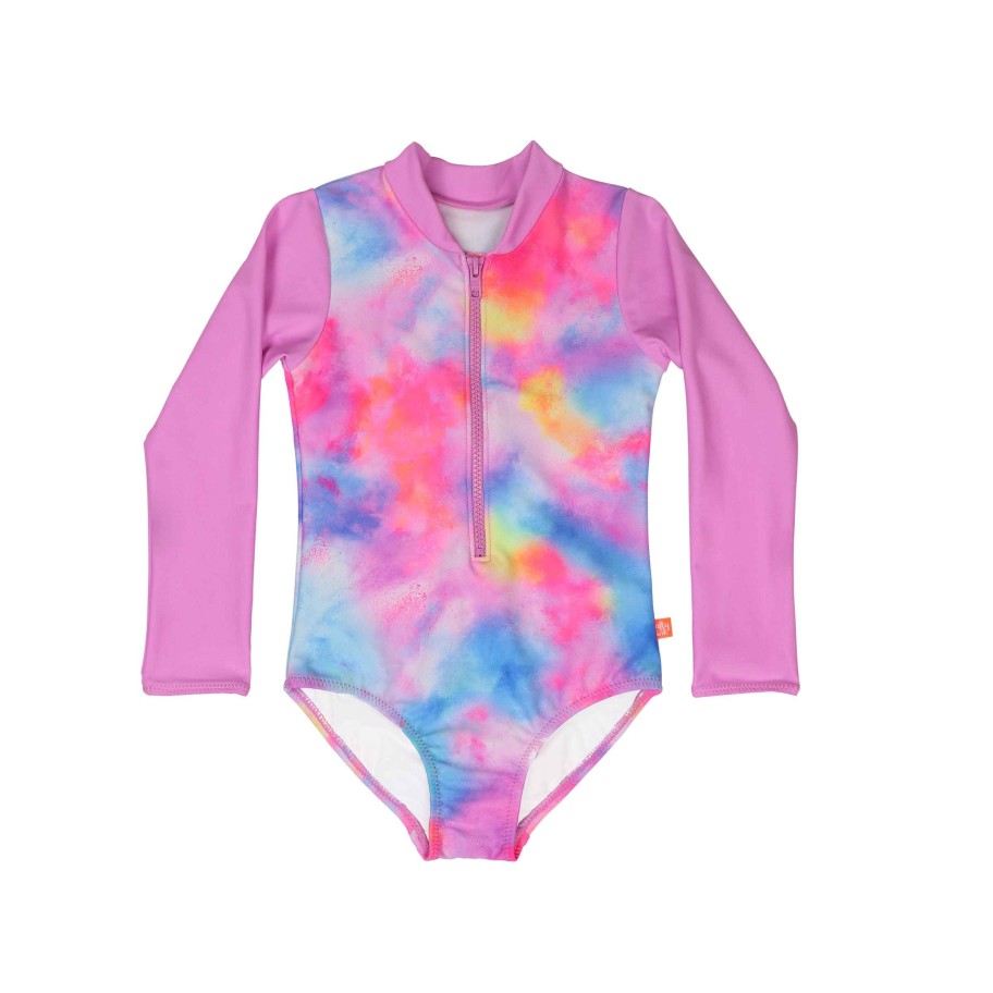 Lil Sista ( Girls Sizes 00-7 ) Salty Ink Sunsuit | 1251 Miss Sunsuit Rainbow