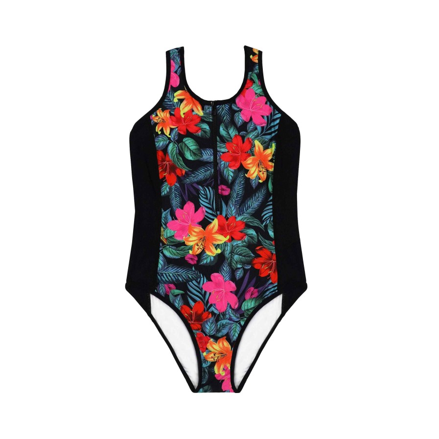 Ladies ( Sizes 6-18 ) Salty Ink One Piece | 2013 Zip Tank South Pacific