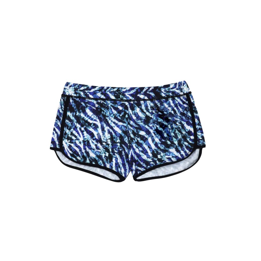 Ladies ( Sizes 6-18 ) Salty Ink Boardshort | 2030 Wildside Boardie Denim Zebra