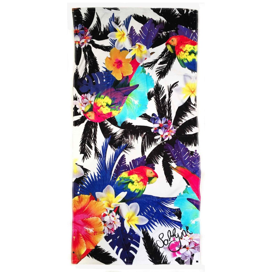 Sista ( Girls Sizes 8-16 ) Salty Ink Beach Towel | 150 Troptastic Towel