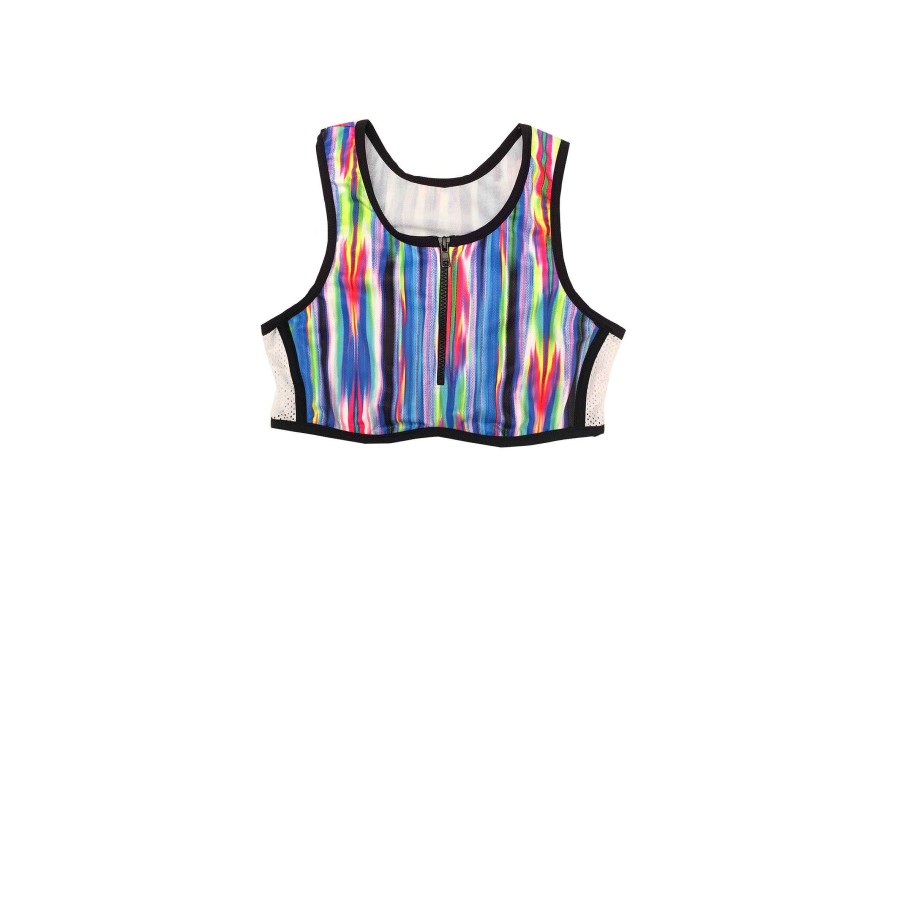 Ladies ( Sizes 6-18 ) Salty Ink Seperates Top | 270 Stripe Tank Top Sunset