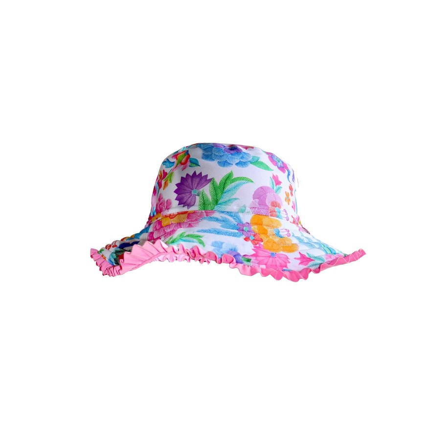 Lil Sista ( Girls Sizes 00-7 ) Salty Ink Swim Hat | 1172 Miss Sunhat Leilani